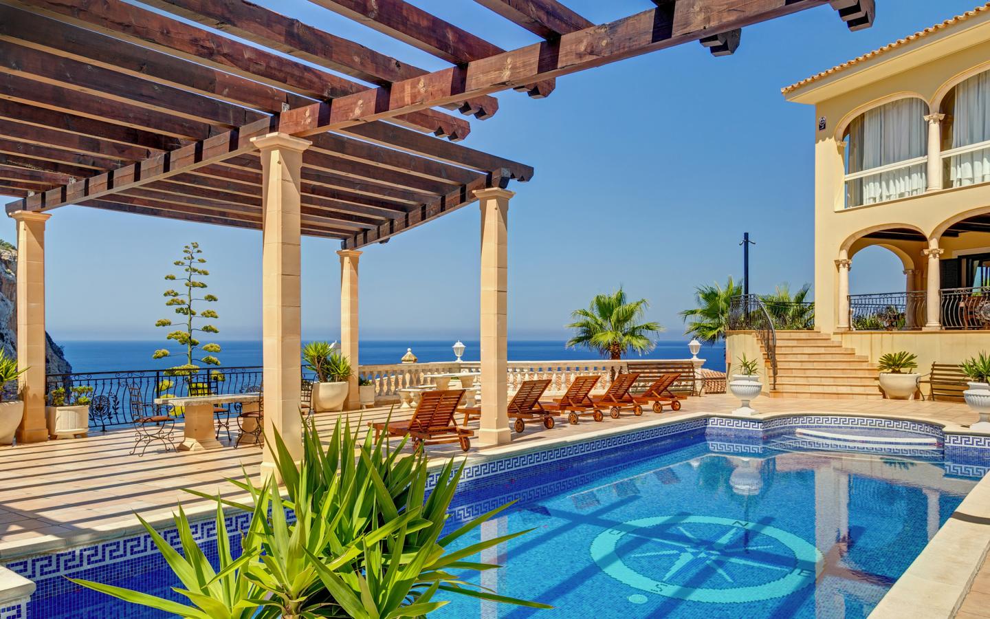 Impresionante Villa en La Mola con vistas al Mediterraneo — Port d'Andratx