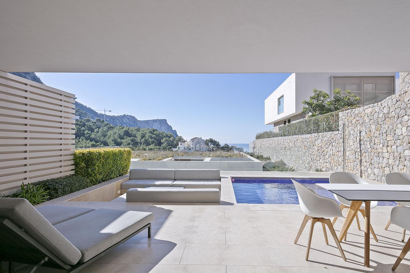 Villa moderna con privacidad y vistas al mediterráneo — Port d'Andratx