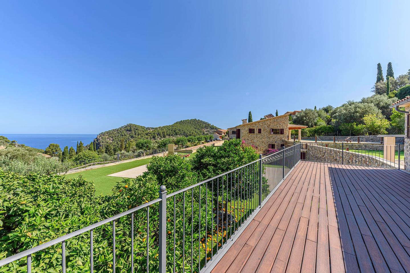 Impresionante Mansión con casa de invitados, piscina y vistas al mar en Estellencs — Estellencs — Foto 2