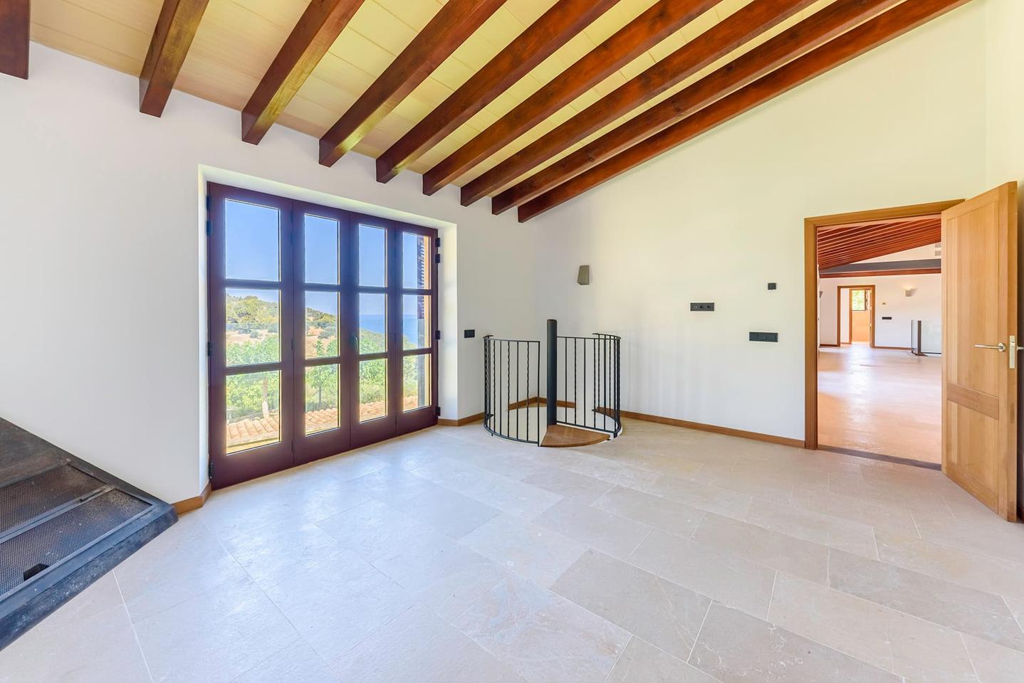Impresionante Mansión con casa de invitados, piscina y vistas al mar en Estellencs — Estellencs — Foto 13