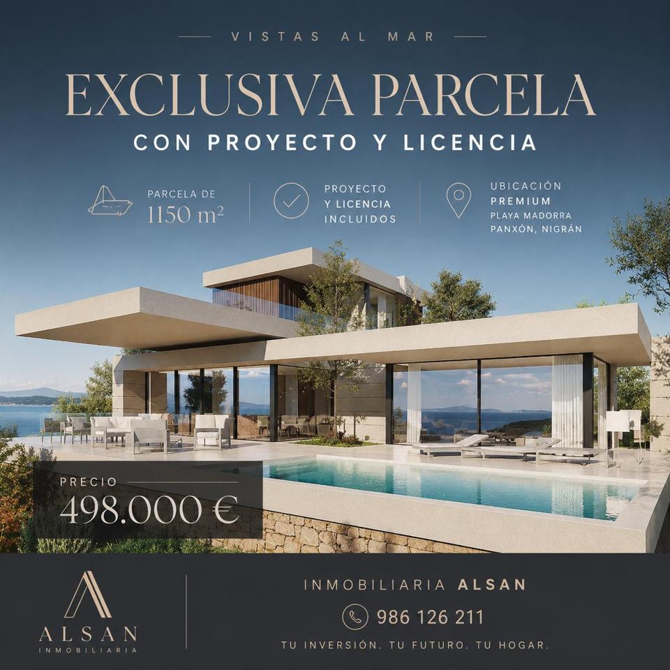 Terreno en venta en Pontevedra