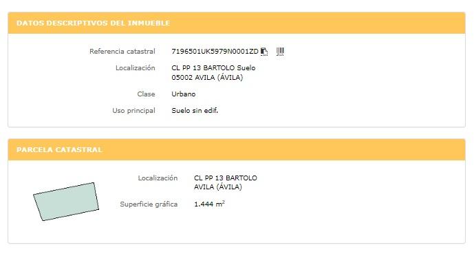 Terreno en venta en Ávila