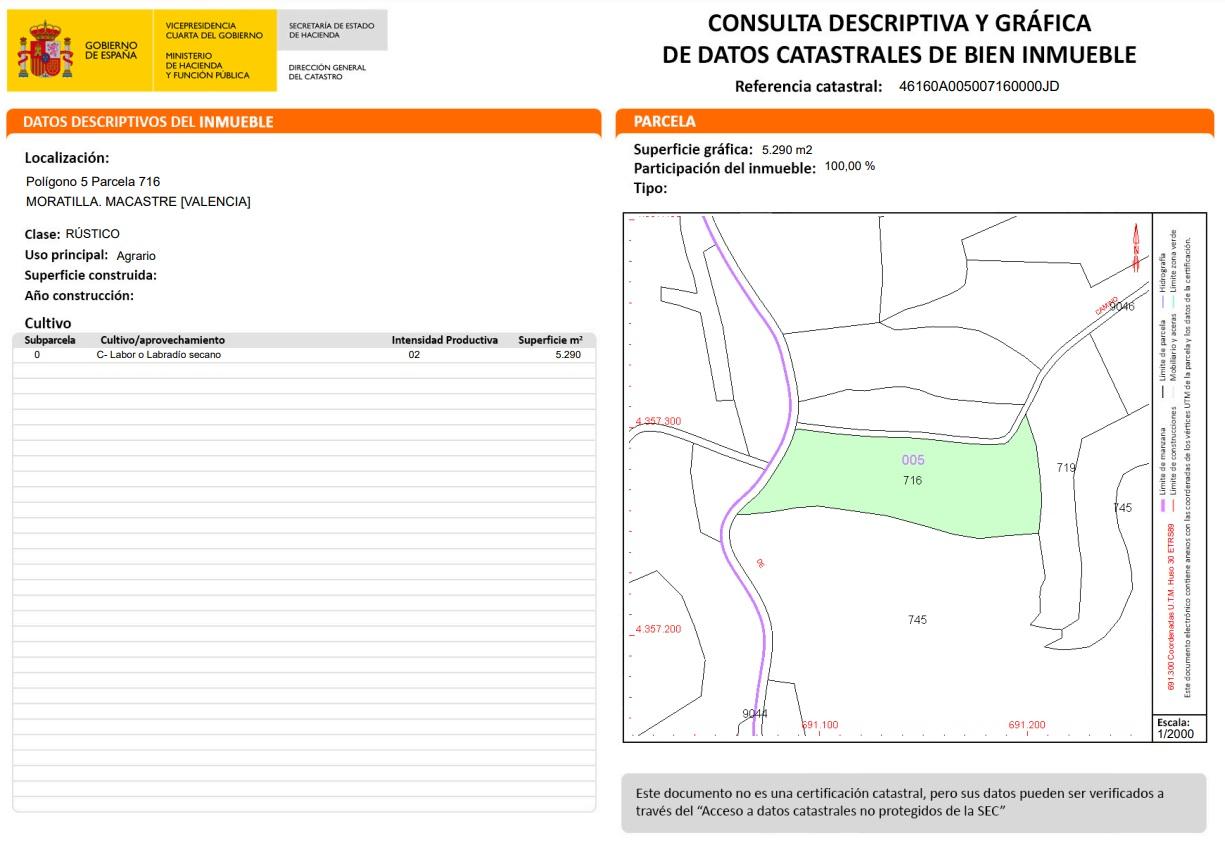 Terreno en venta en Valencia