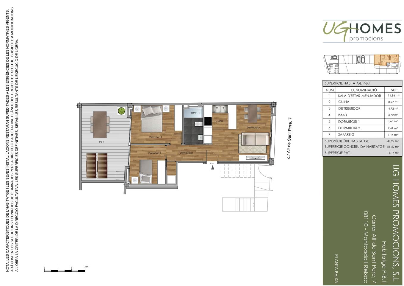 piso en montcada-i-reixac · carrer-alt-de-sant-pere-08110 239000€