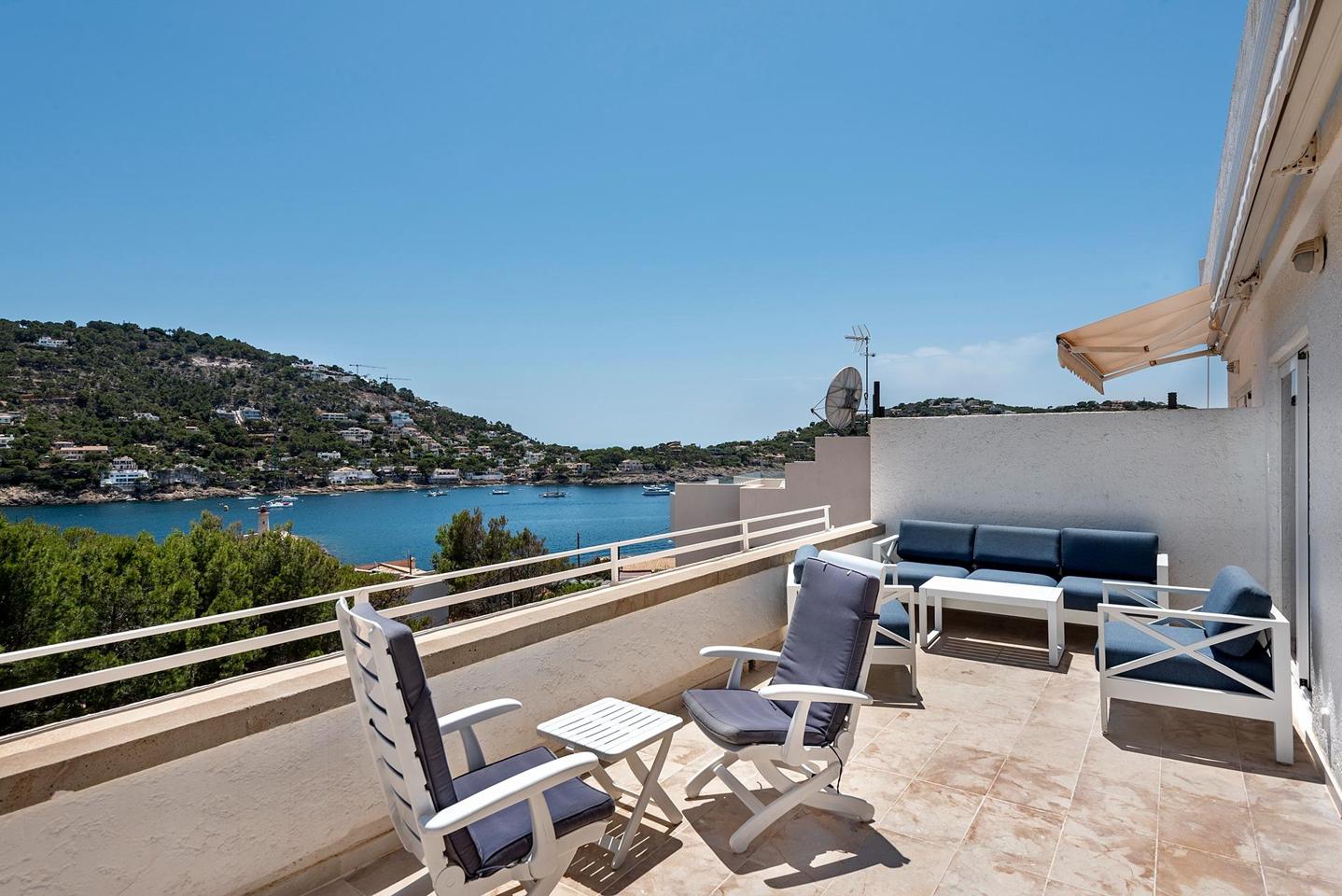 Ático con espectaculares vistas al mar y gran terraza en Port d’Andratx — Port d’Andratx — Foto 22