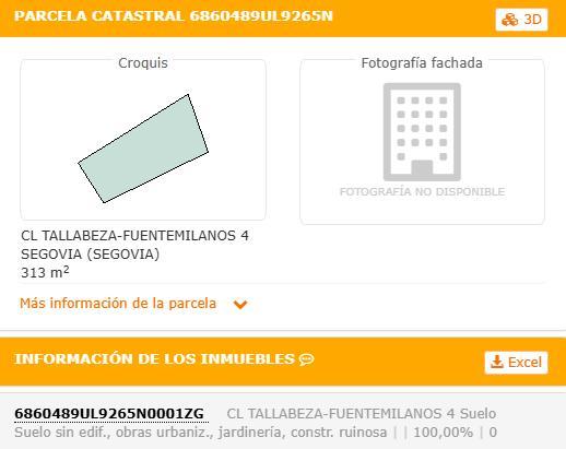 Terreno en venta en Ávila