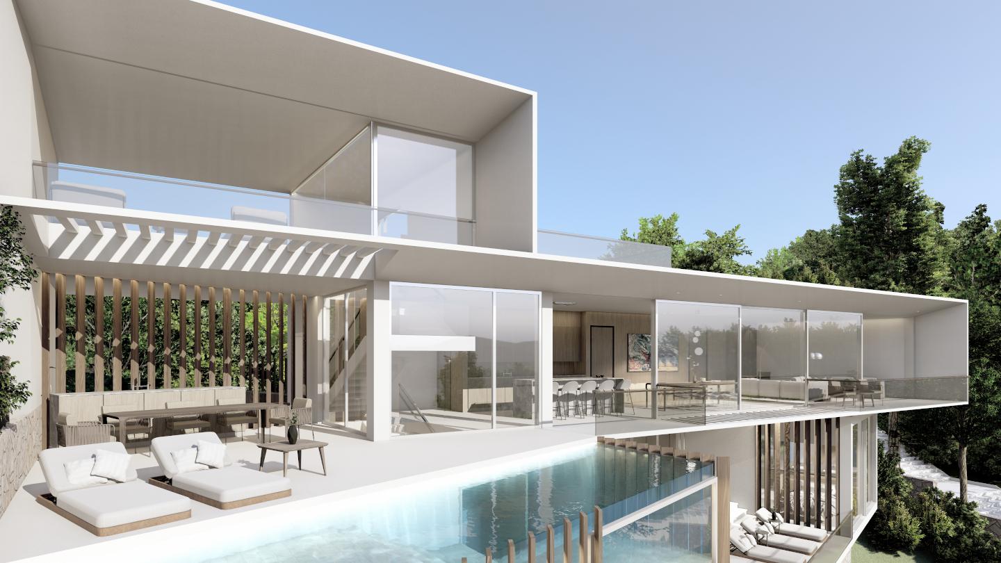 Plot with project in Cala Salada - Ibiza