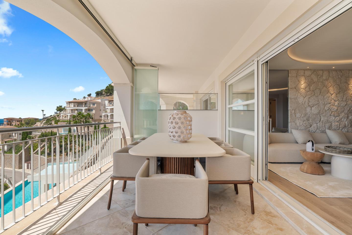 Lujoso Apartamento con imponentes vistas al mar — Port d'Andratx — Foto 4