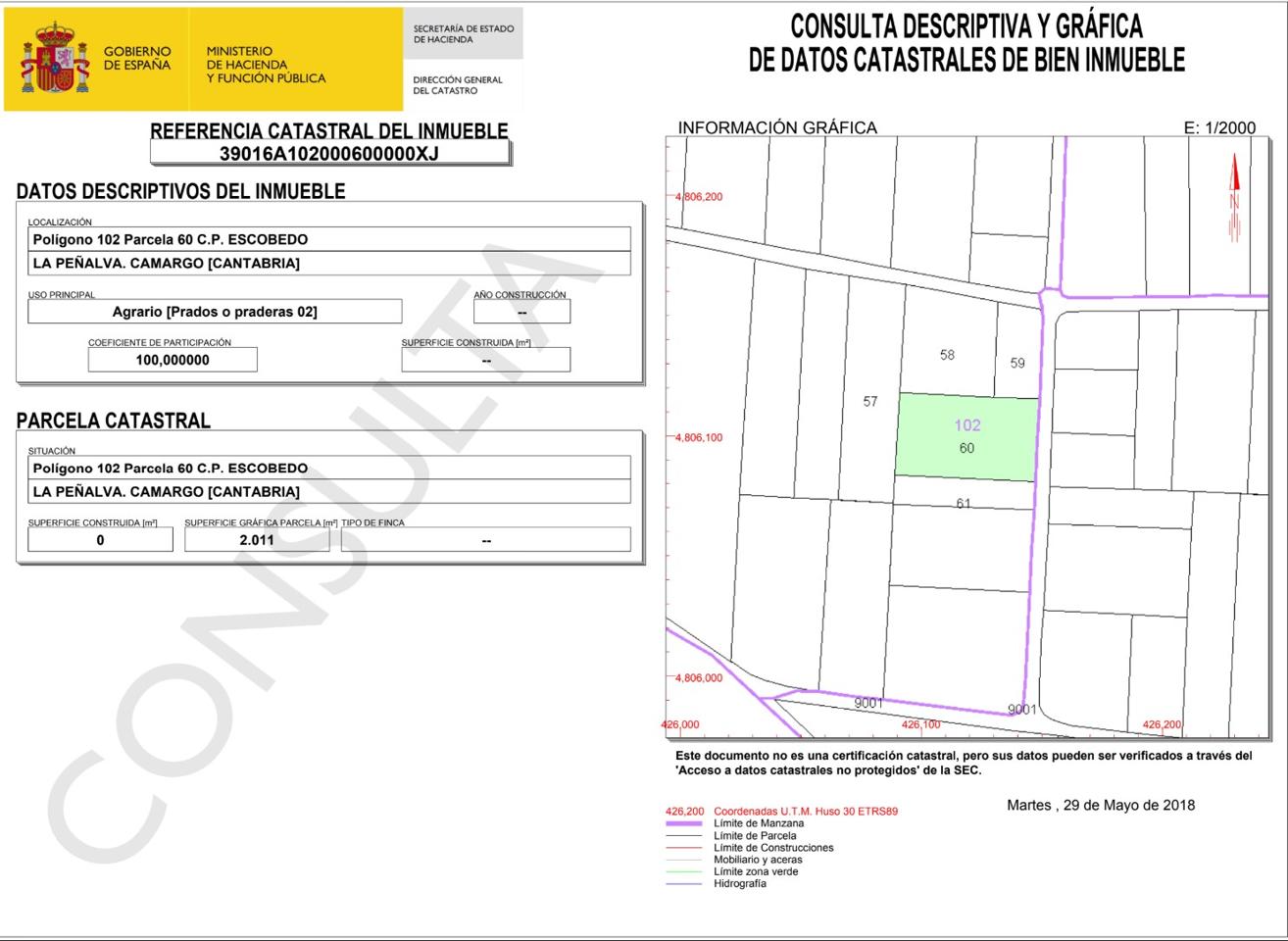 Terreno en venta en Cantabria