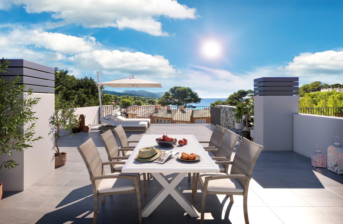 Eclipse: últimos apartamentos junto al azul mediterráneo en Sant Elm — Sant Elm — Foto 12