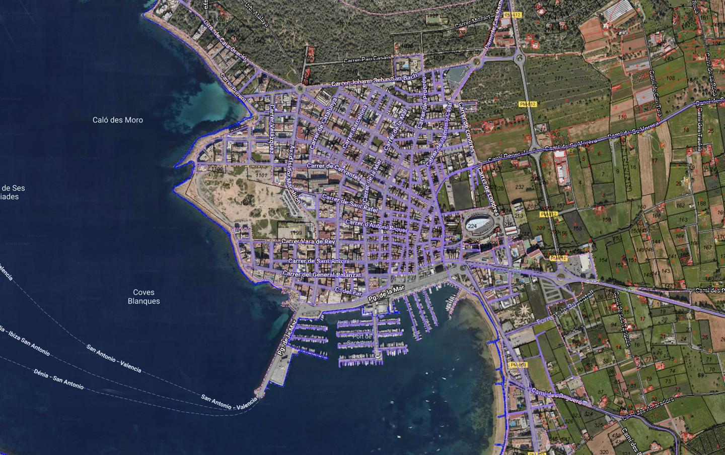 Edificio en Sant Antoni de Portmany, Illes Balears de 2831 m2