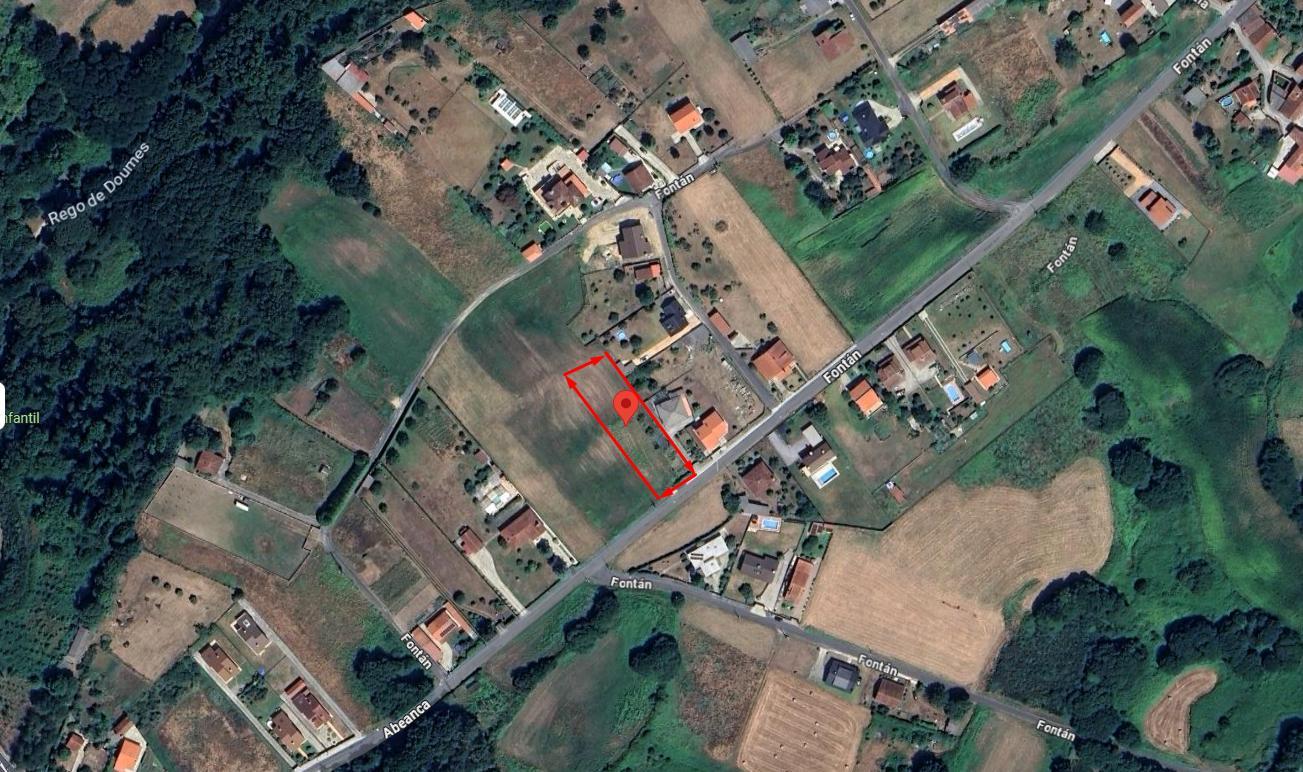 Terreno en Fontán, Negreira, A Coruña de 2552 m2
