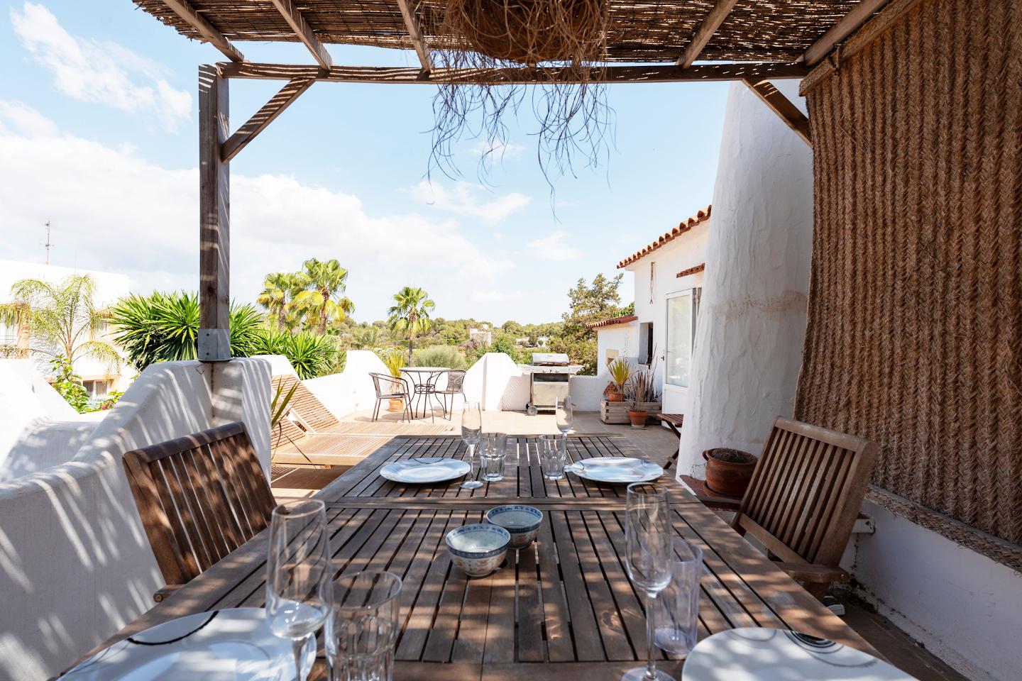 Semi-detached villa with garden in Siesta, Ibiza