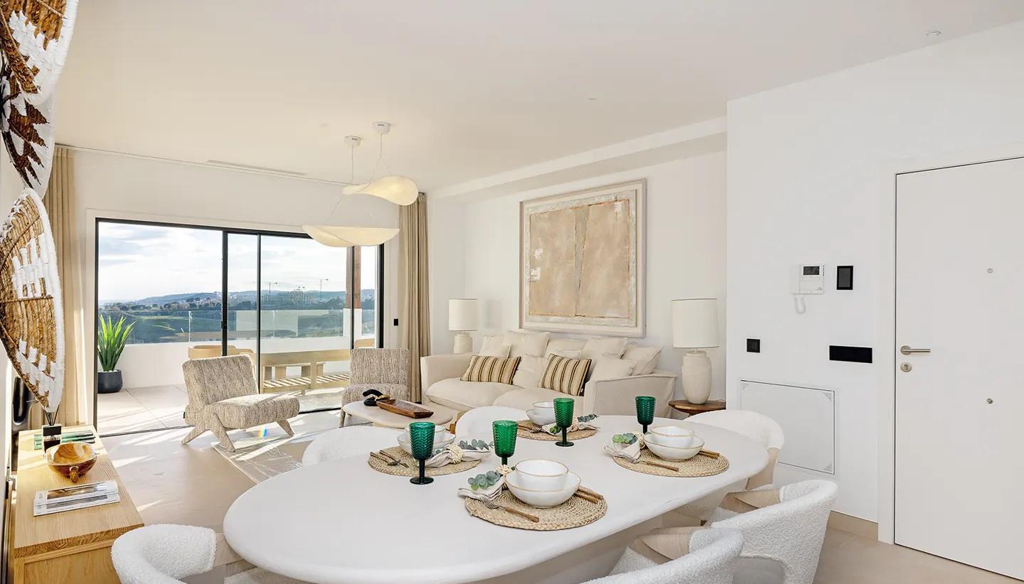 Luxury penthouse with front-facing sea views in Casares Cos…