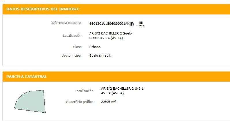 Terreno en venta en Ávila