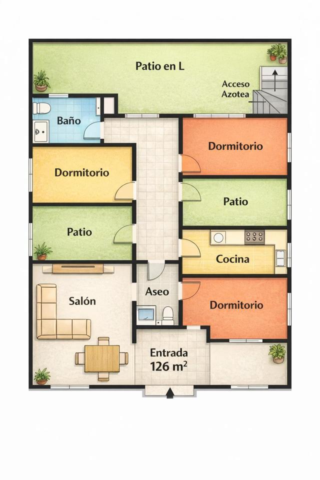 Casa / chalet en Calle Mencey Ventor, Santa Cruz de Tenerife, Santa Cruz de Tenerife de 126 m2