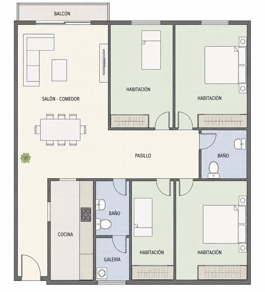 pisos en figueres · carrer-doctor-ferran-17600 133000€