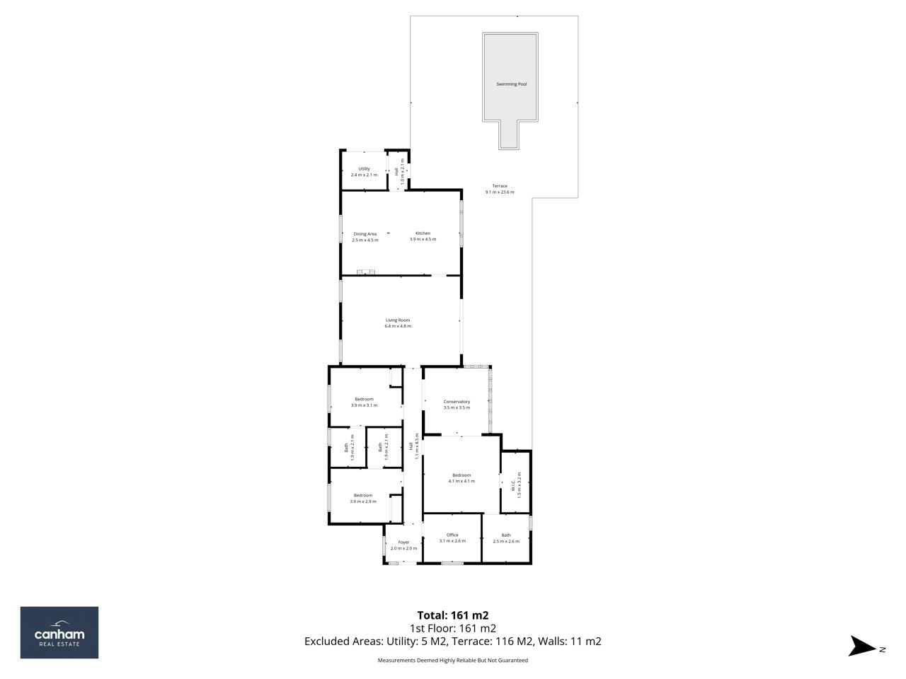 4 Bedroom Detached Villa with Private Pool, Yaiza