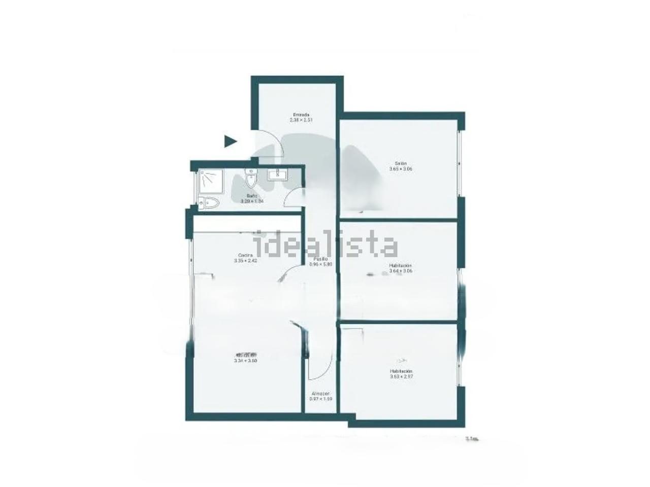 Piso en trinidad, Logroño, La Rioja de 87 m2