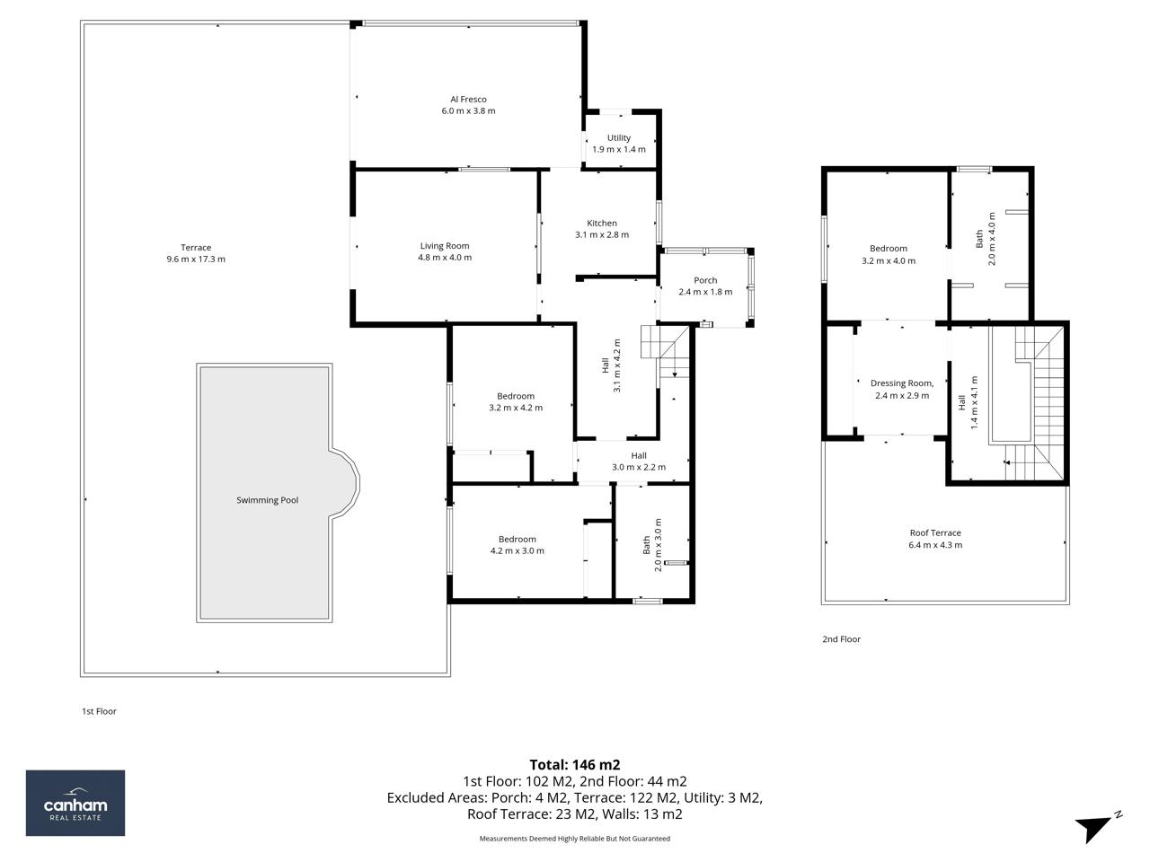 Luxury Detached 3 Bed Villa with Pool & Sea Views