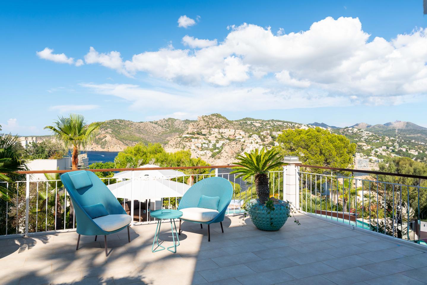 Villa Mediterránea con fantásticas vistas al mar en La Mola — Port d'Andratx — Foto 8