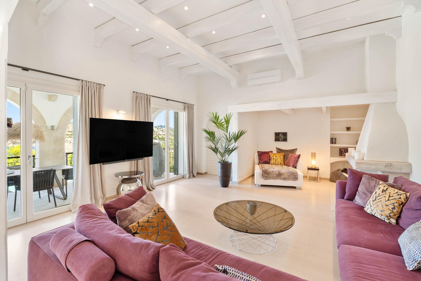 Villa Mediterránea con fantásticas vistas al mar en La Mola — Port d'Andratx — Foto 6