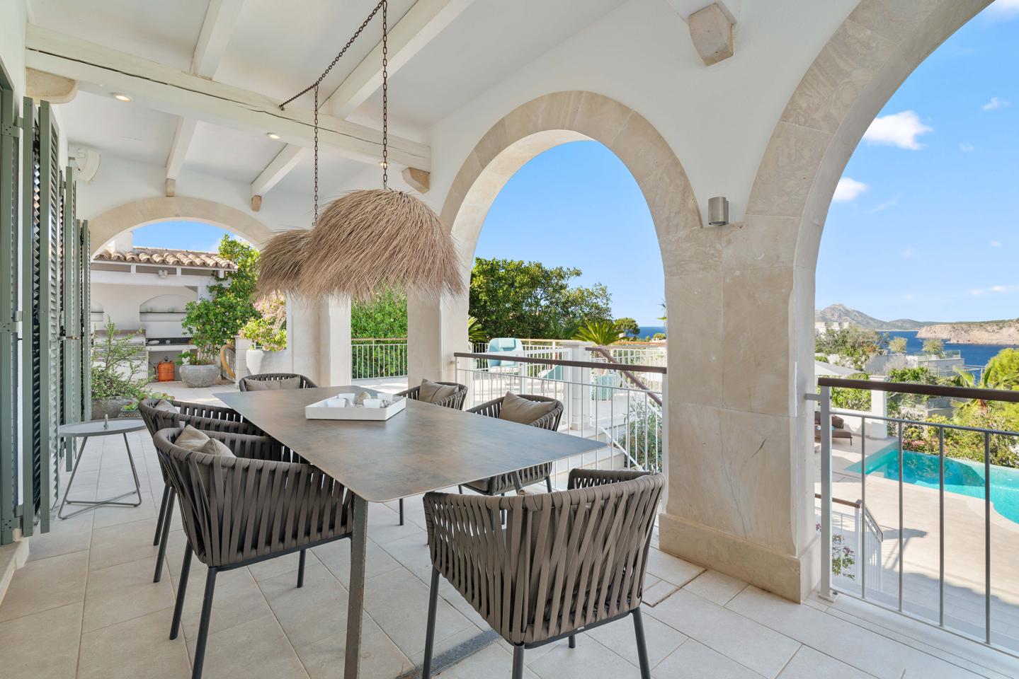 Villa Mediterránea con fantásticas vistas al mar en La Mola — Port d'Andratx — Foto 11