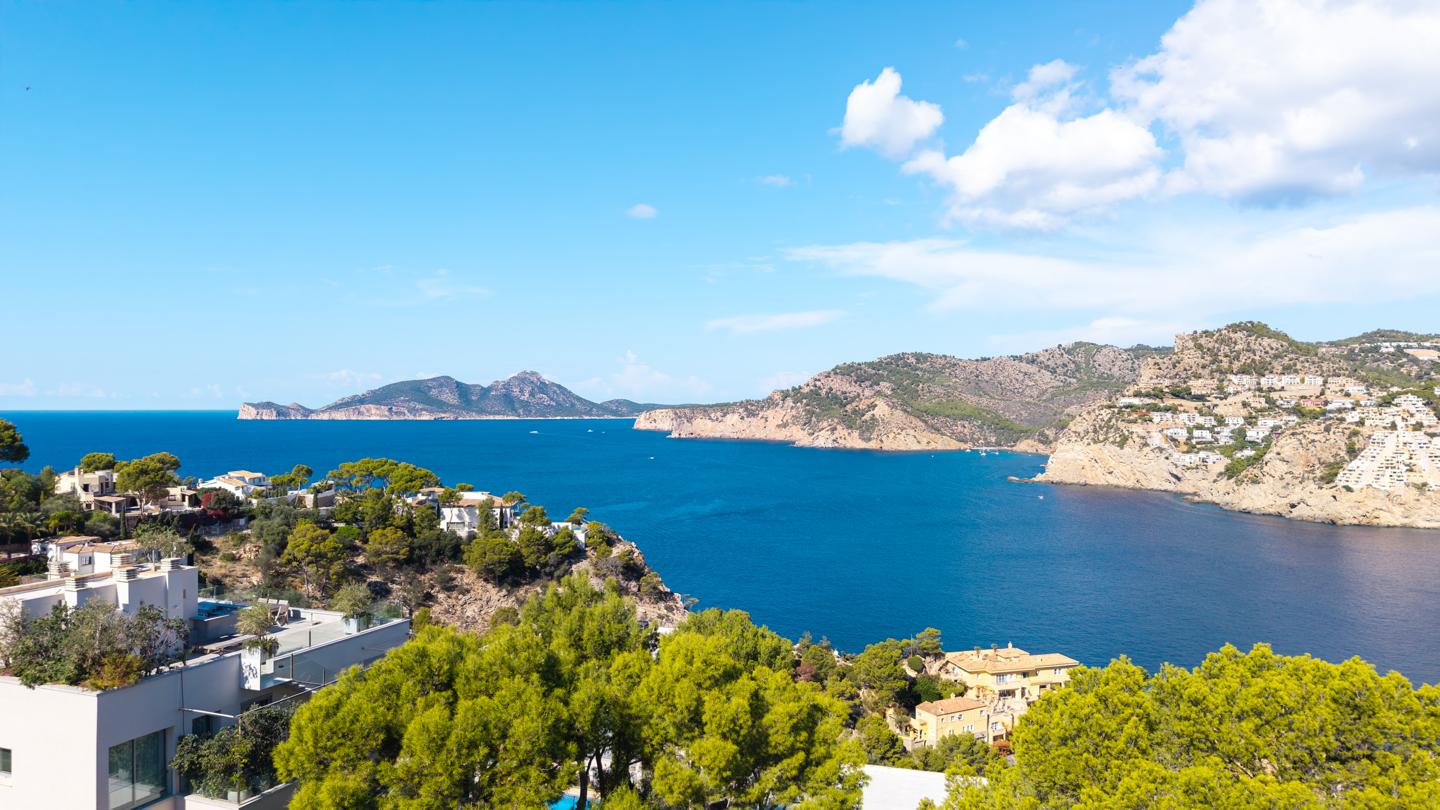 Villa Mediterránea con fantásticas vistas al mar en La Mola — Port d'Andratx