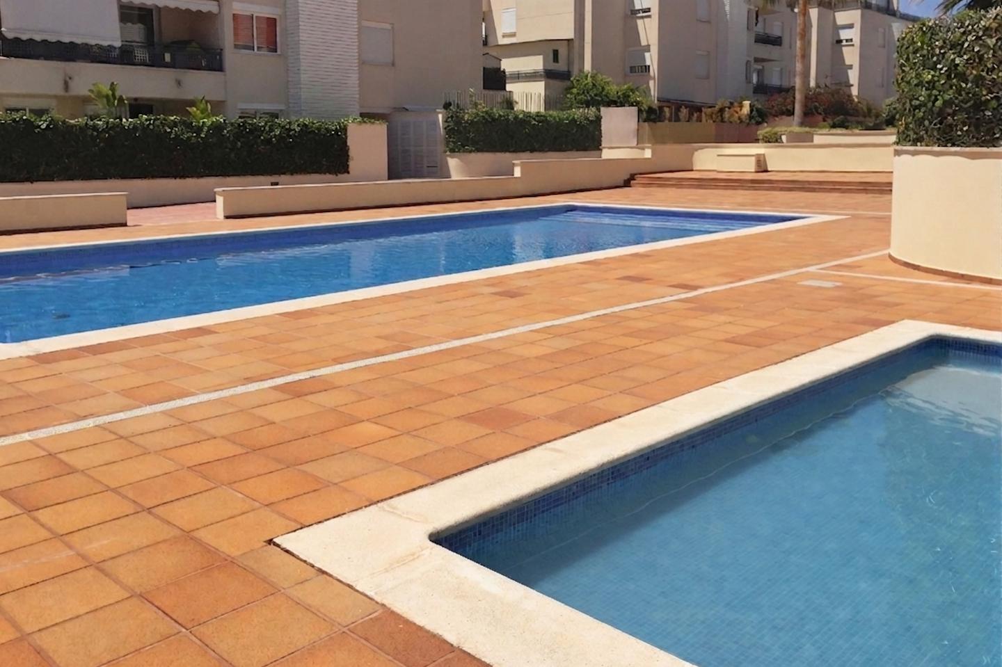 Spacious family flat with a terrace and swimming pool in Es Viver, Ibiza