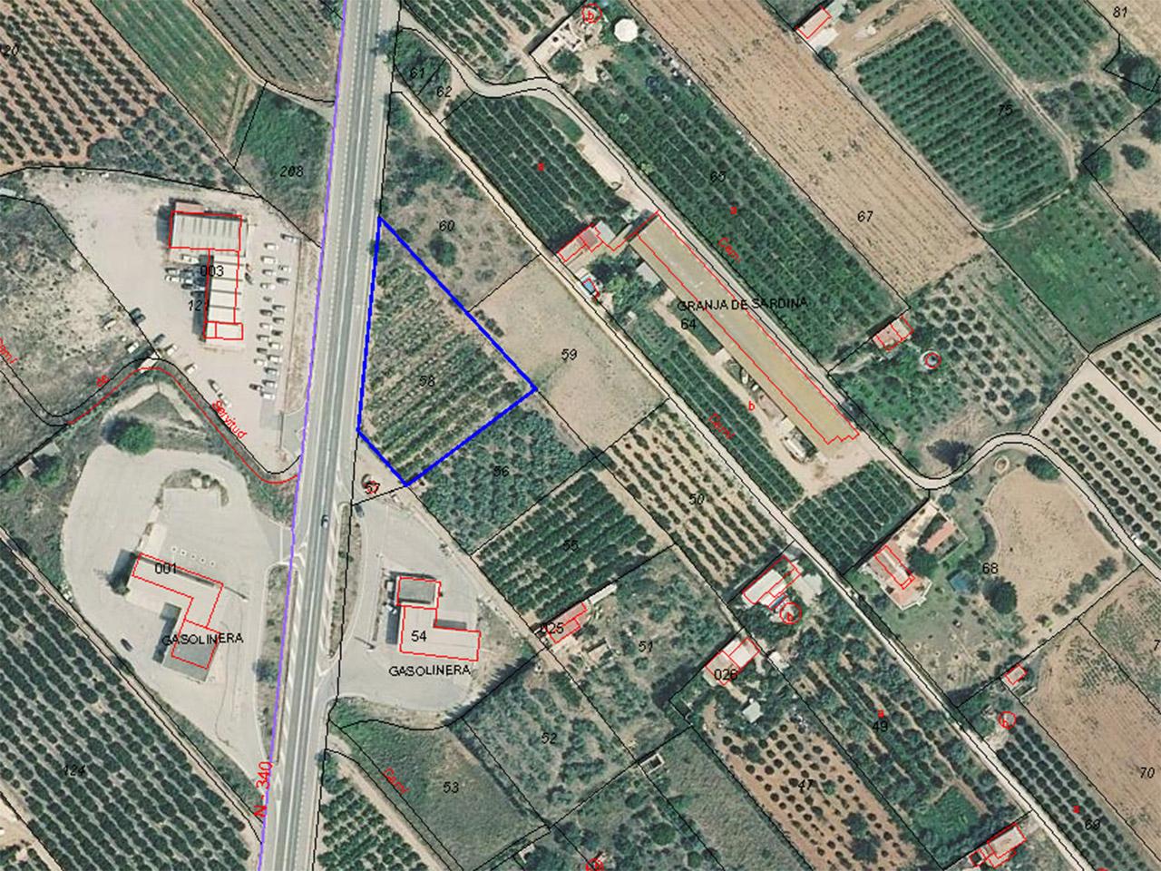 Terreno en N-340/Mallades Baix S/N, Alcanar, Tarragona de 2849 m2