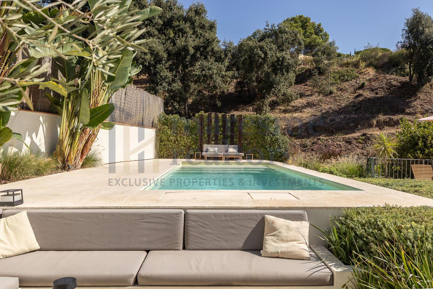 Casa de ensueño en Alella con piscina privada y anexo para invitados | Alquiler temporal