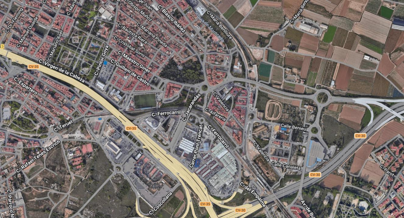 Terreno en Burjasot, Valencia de 6152 m2
