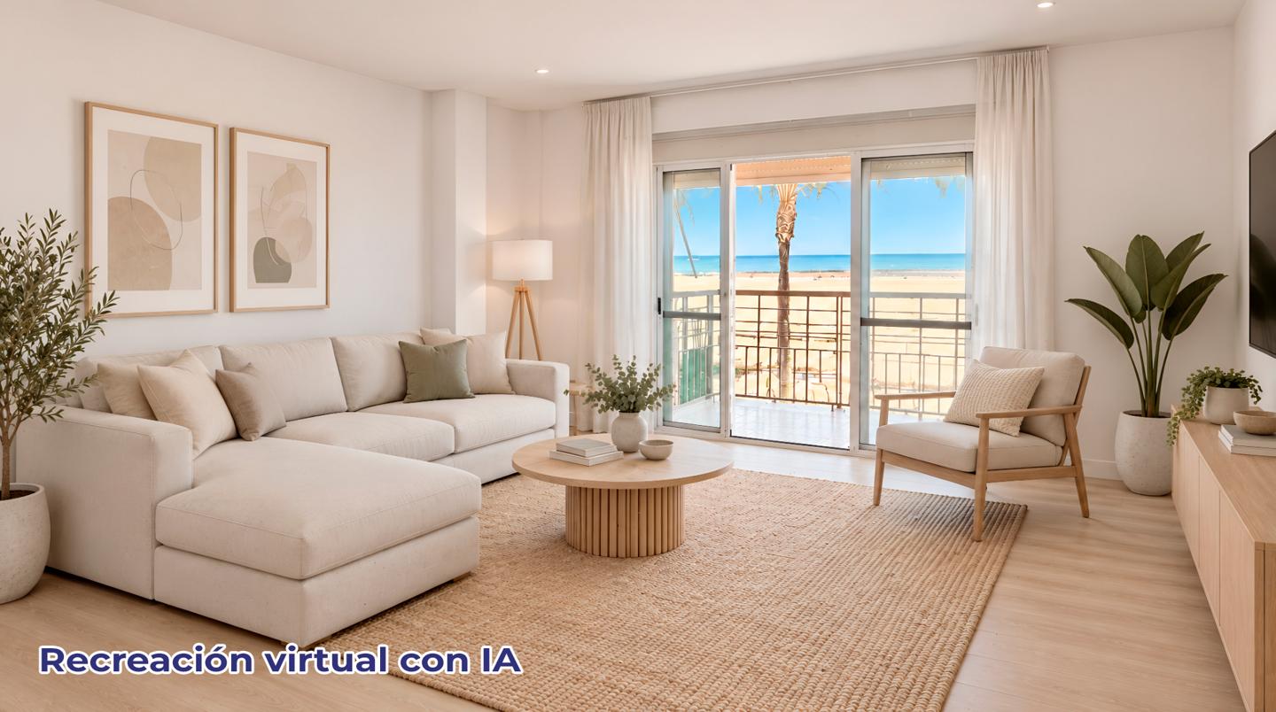 Apartamento en 1º linea de playa con vistas al mar. 7