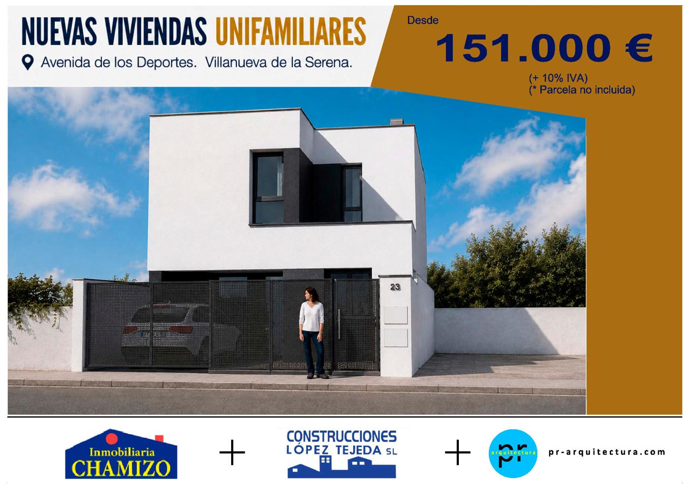 Casa / chalet en AVENIDA DE LOS DEPORTES S/N, Villanueva de la Serena, Badajoz de 105 m2