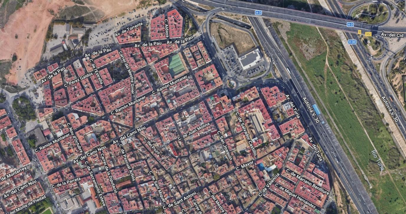Terreno en Carrer de Juan Molina, Xirivella, Valencia de 320 m2